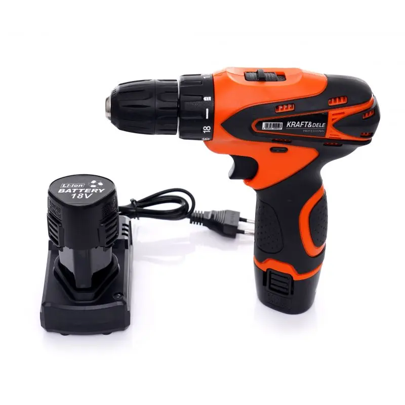 Vrtací aku šroubovák Kraft&Dele KD3066, 18 V, 1,3 Ah Li-Ion