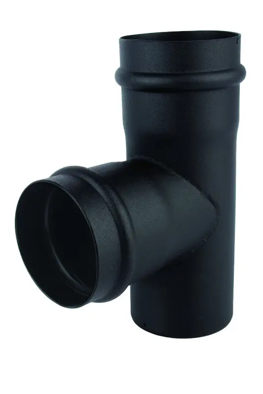 T-kus pro peletová kamna PRODMAX 80 mm, 90°, 1,2 mm