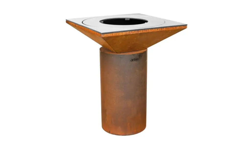 Zahradní gril ARTISS G6 BASIC Corten, deska z uhlíkové oceli