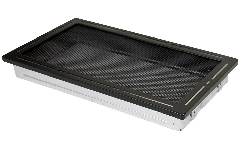 Krbová mřížka 16x32 cm, PREMIUM TREND černý mat