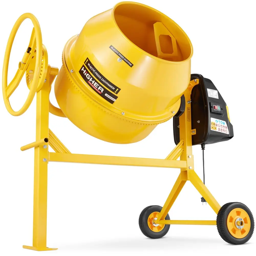 Stavební míchačka HIGHER PROFESSIONAL 125 L, 500 W, 385 mm