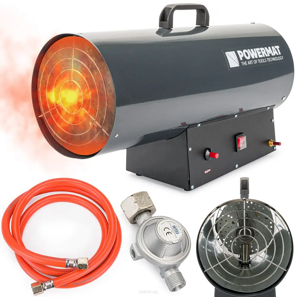 Plynový ohřívač s termostatem POWERMAT PM-NAG-65GN, 65 kW