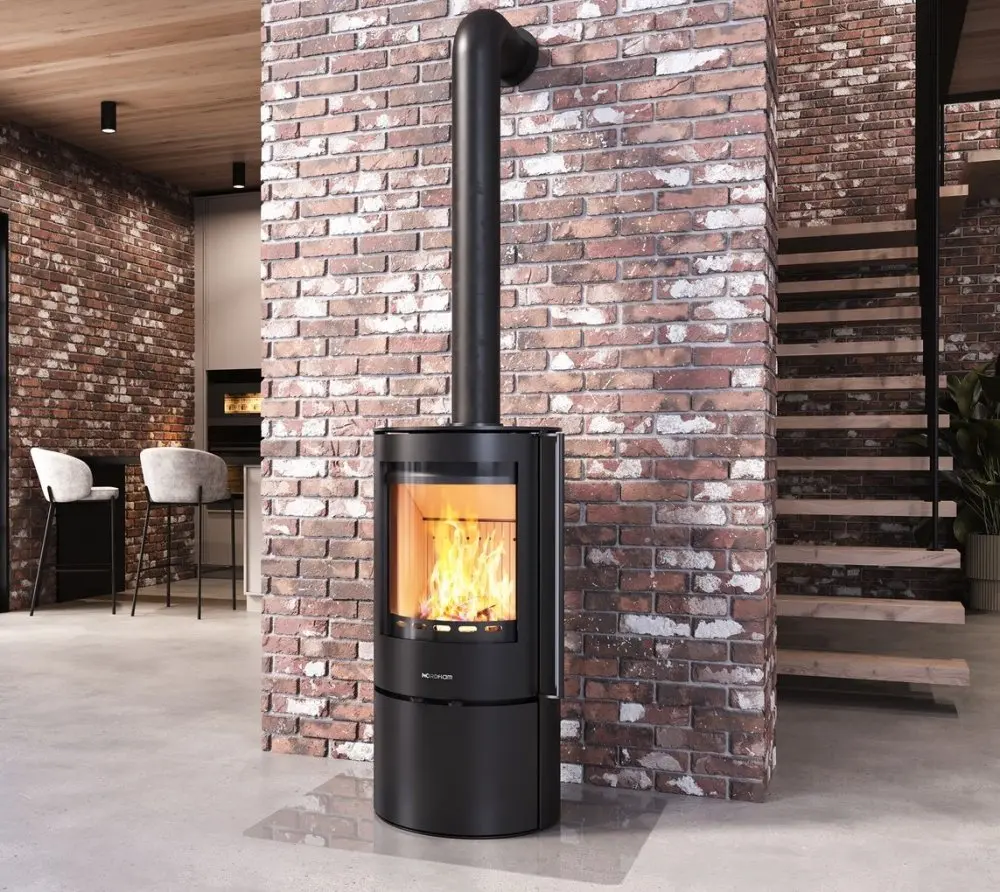 Krbová kamna NORDflam ALTA, 5 kW, černá