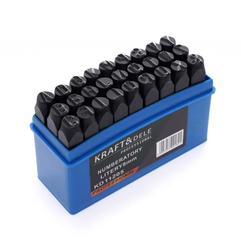 Ruční raznice písmen a značek Kraft&Dele KD11205, 8 mm