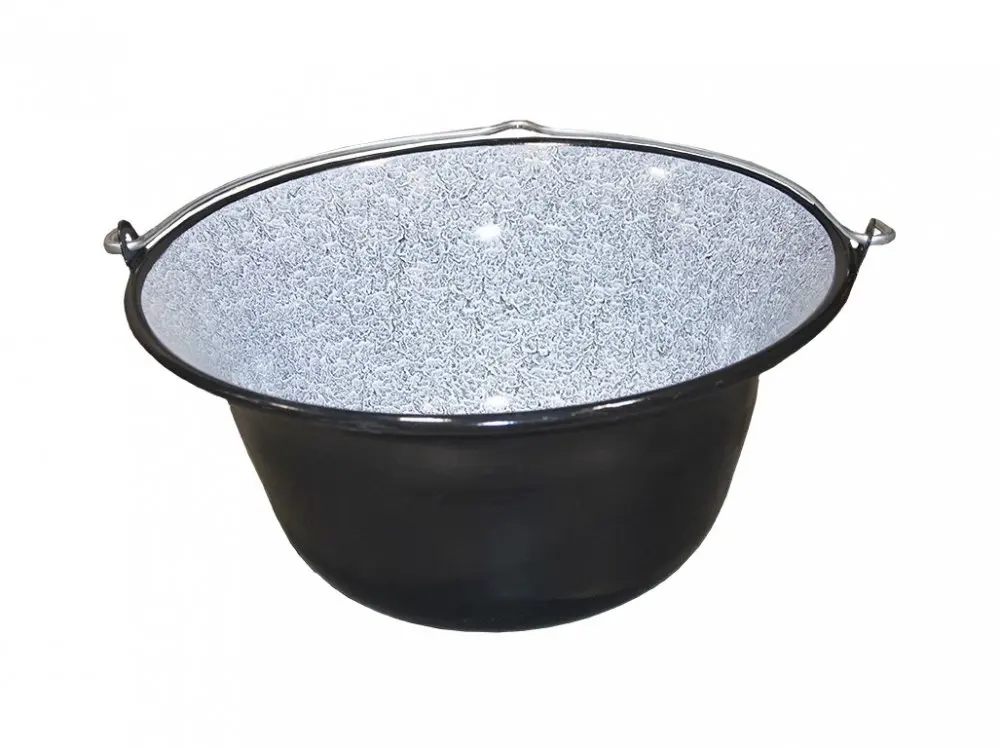 Smaltovaný kotlík na guláš, 10 l