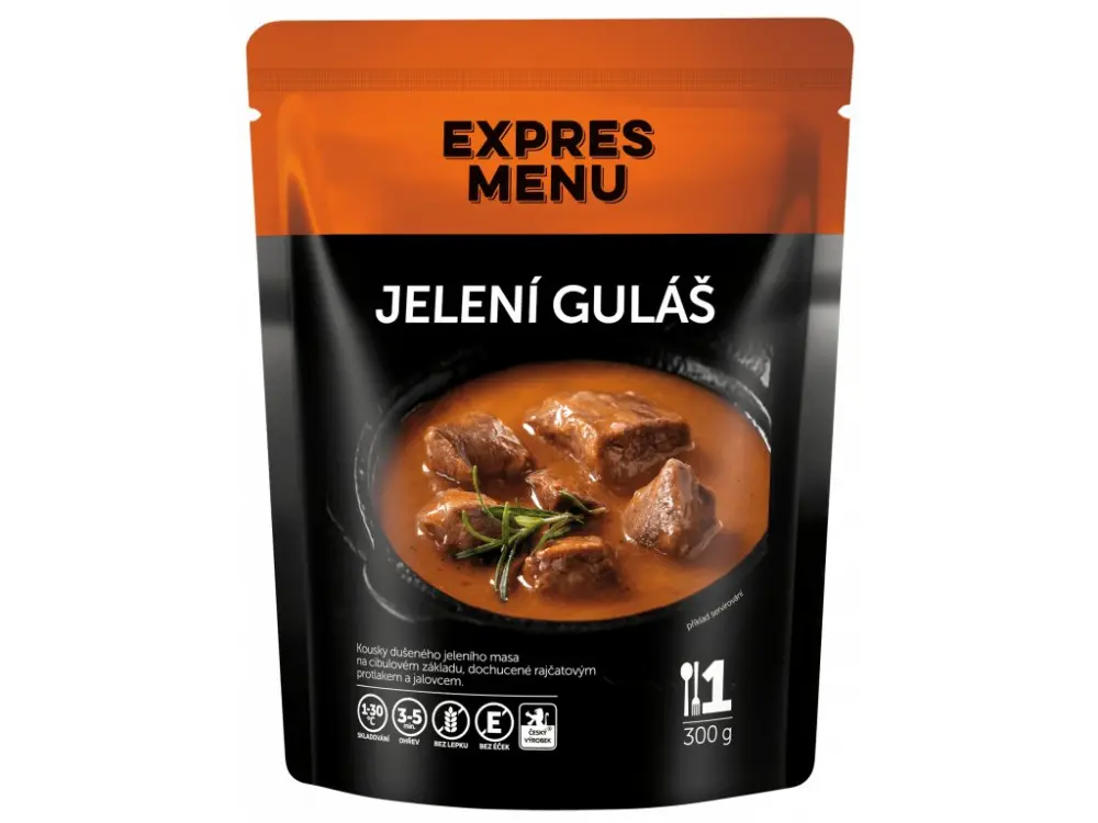 Expres Menu - Jelení guláš - 1 porce