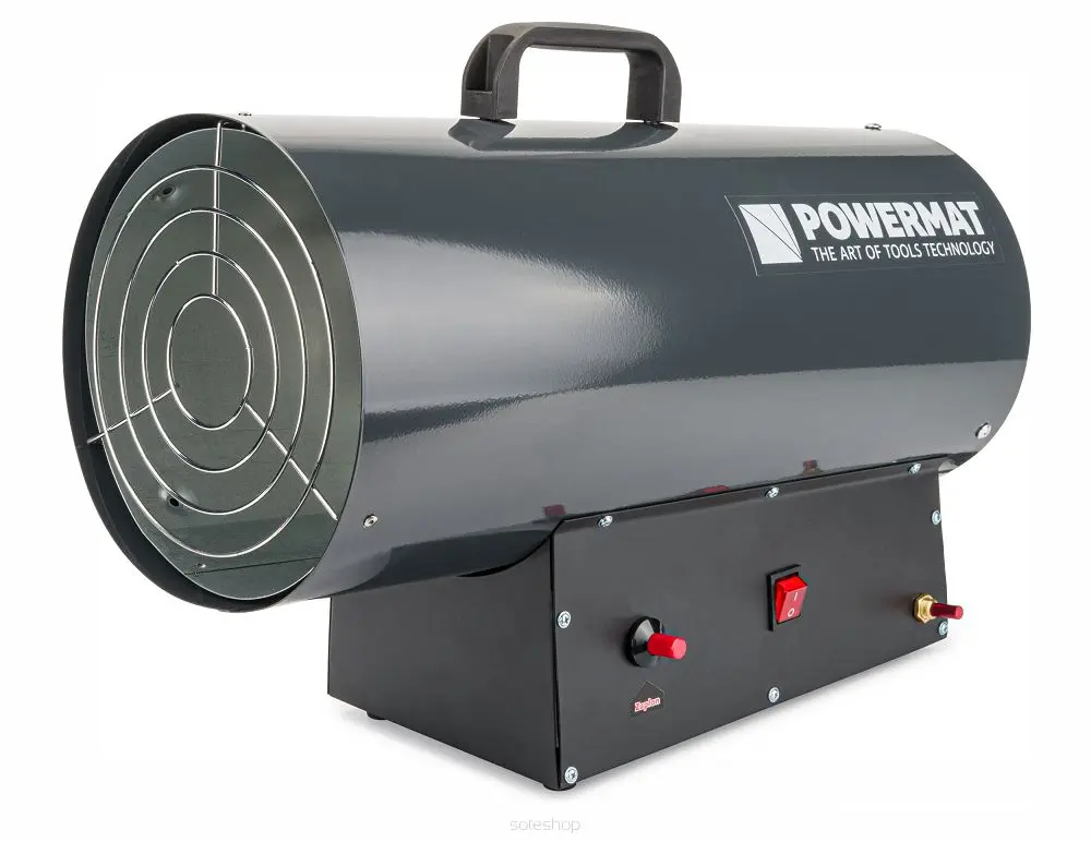 Plynový ohřívač POWERMAT PM-NAG-45GN, 45 kW, s regulátorem a hadicí
