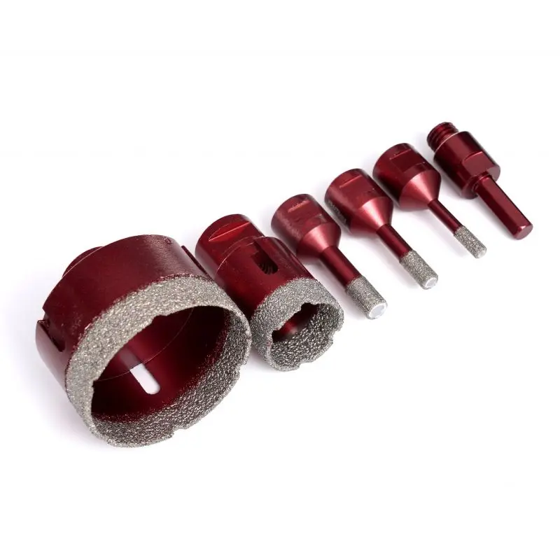 Sada diamantových vrtáků Kraft&Dele KD11219 do keramiky, 6 ks