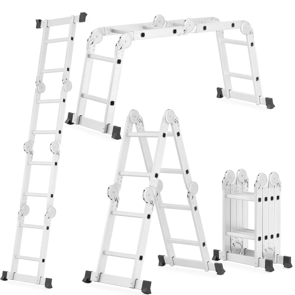 Multifunkční kloubový žebřík HIGHER ML-102, 4x2, pracovní výška 350 cm