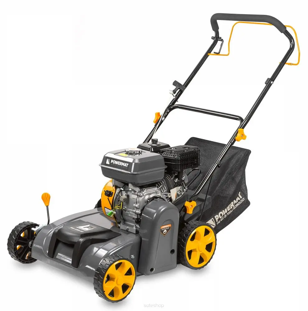 Benzínový provzdušňovač a vertikutátor POWERMAT PM-AWS-65, 6,5 HP