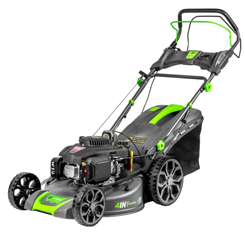 Benzínová sekačka s pojezdem a el. startem WUBER W09102, 4.8 HP, 51 cm