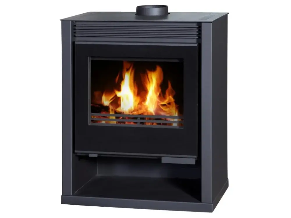 Krbová kamna VICTORIA RUBIN LUX, 13 kW, černá