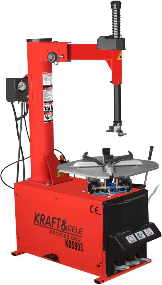 Poloautomatická montážní zouvačka pneumatik KRAFT&DELE KD5803, 10–24", 400 V