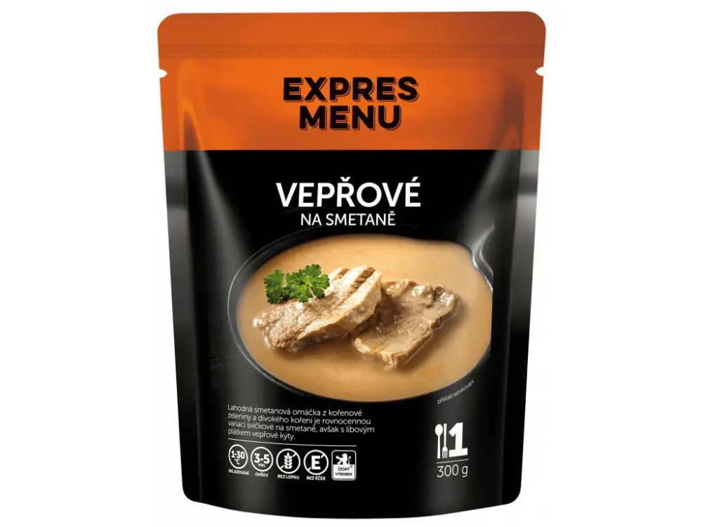 Vepřové na smetaně EXPRES MENU, 1 porce, 300 g