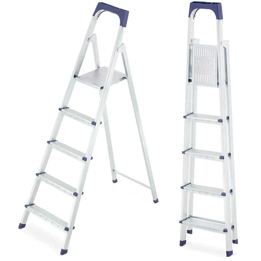 Schůdky pro domácnosti HIGHER S-1103, 4+1, pracovní výška 308 cm