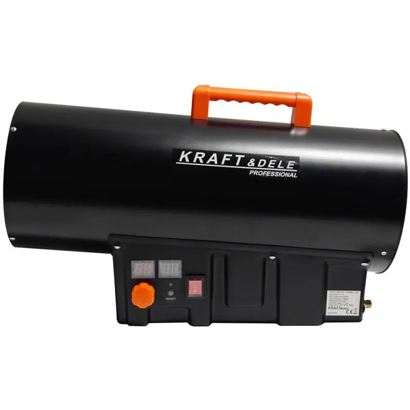 Plynový ohřívač Kraft&Dele KD11701 s termostatem a regulátorem tlaku, 40 kW
