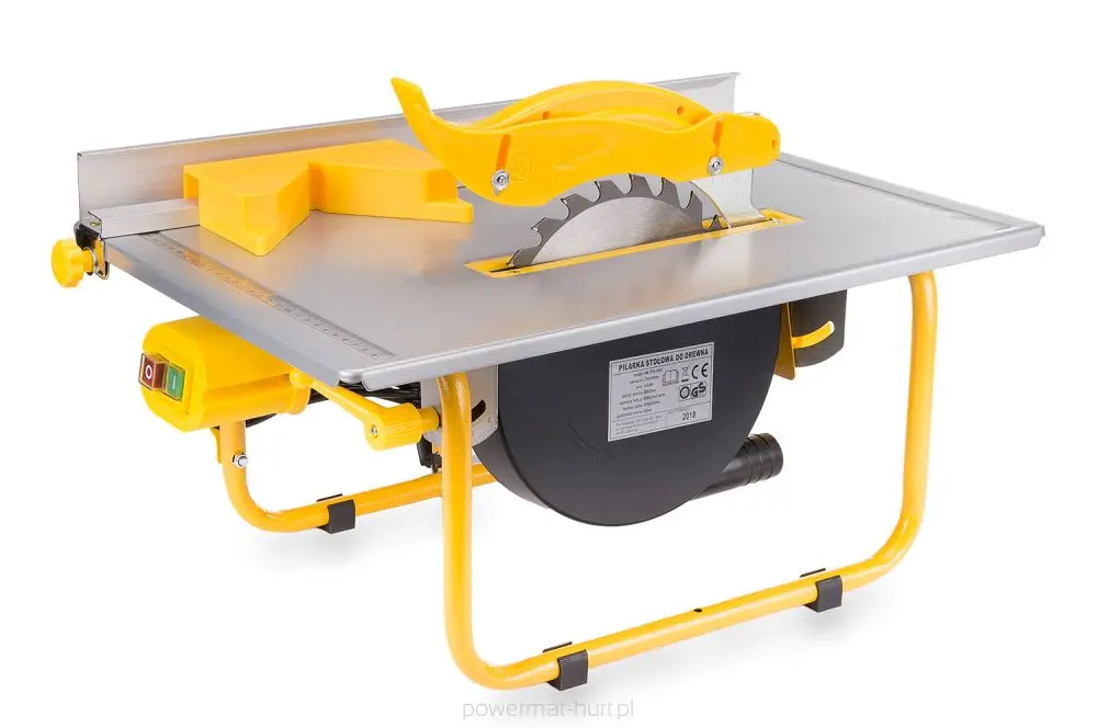Stolní pila na dřevo s výkonem 1650 W PM-TPS-1650