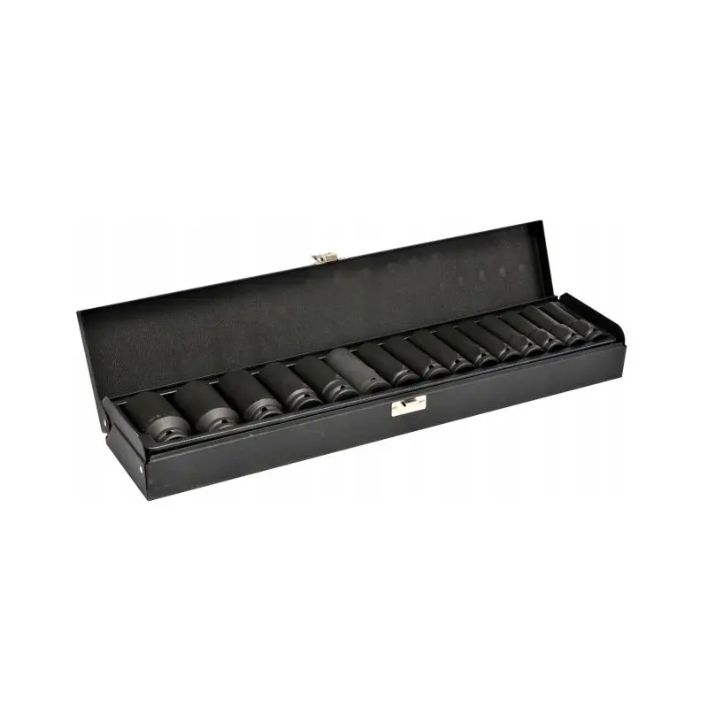 Dlouhé rázové hlavice Kraft&Dele KD11749, 1/2", 10–32 mm, 15 ks