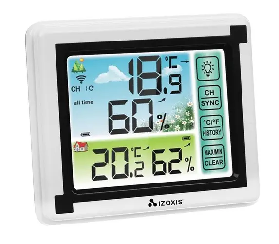 Izoxis Bezdrátová meteostanice a vlhkoměr IZOXIS 00015746