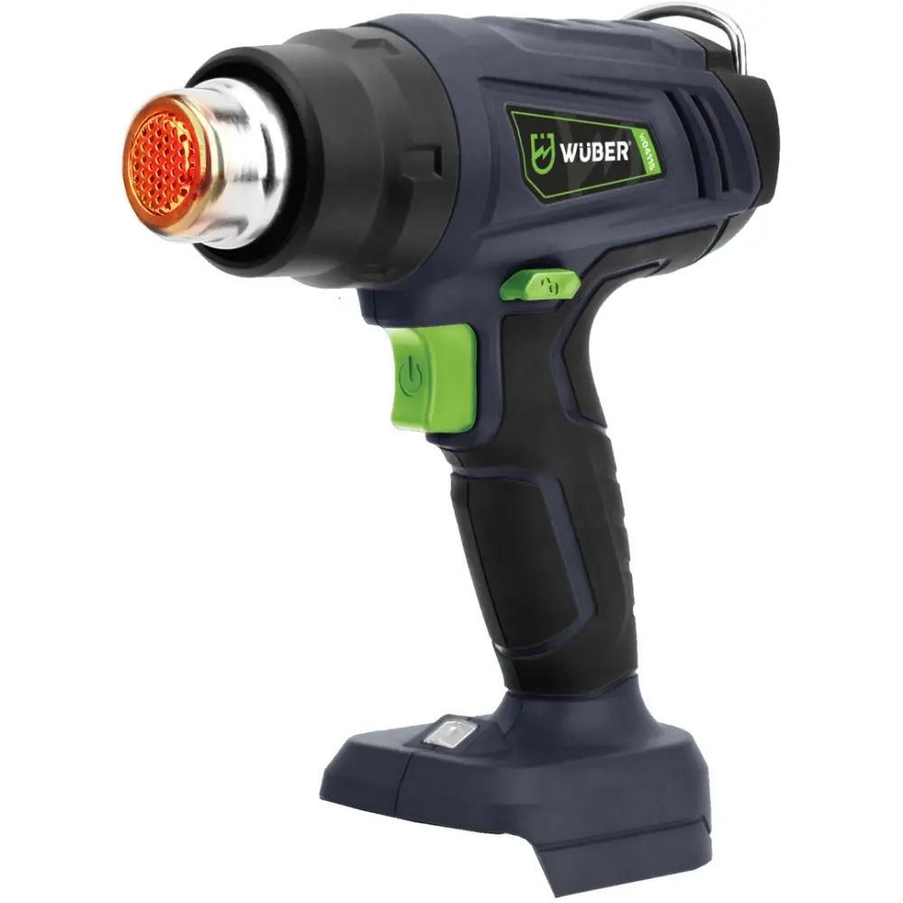 Aku horkovzdušná pistole WUBER W04115, 20 V, LCD