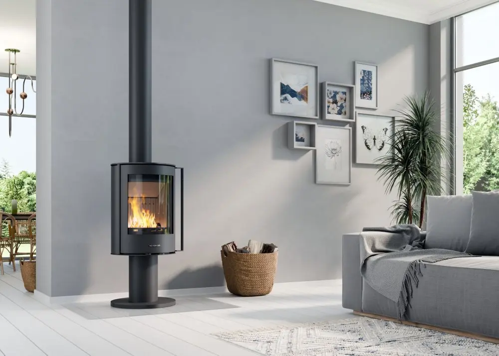 Krbová kamna NORDflam MALMO, 5 kW, černá