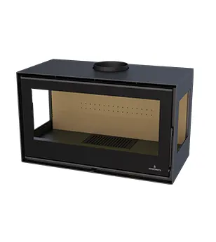 Krbová kamna BRONPI BIMBA-70-3C, 10 kW, antracit