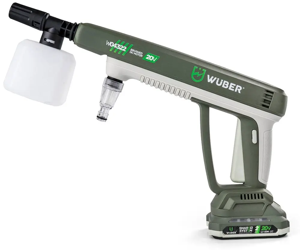 Aku tlaková myčka Wuber W04322, 20 V, 300 l/h, 2 Ah