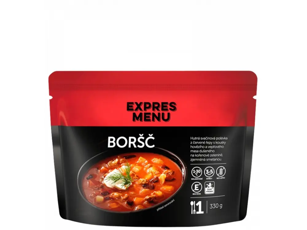Expres menu Polévka boršč ESPRES MENU (1 porce)