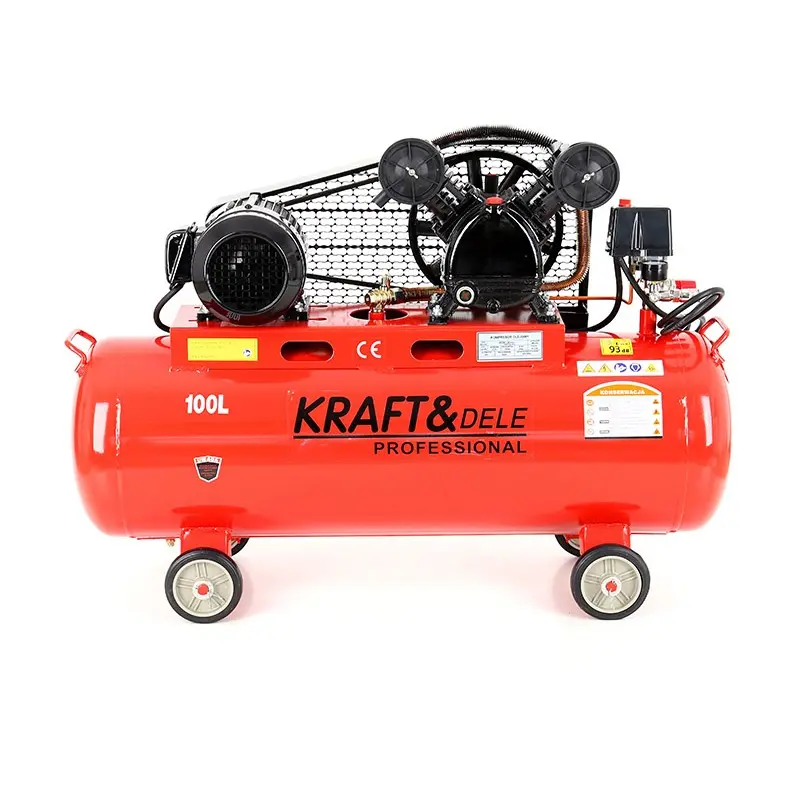 Olejový kompresor dvoupístový Kraft&Dele KD404, 100 l, 400V