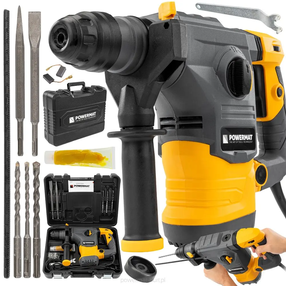 Bourací kladivo POWERMAT PM-MU-2600T, 2,6 kW, 5,5 J