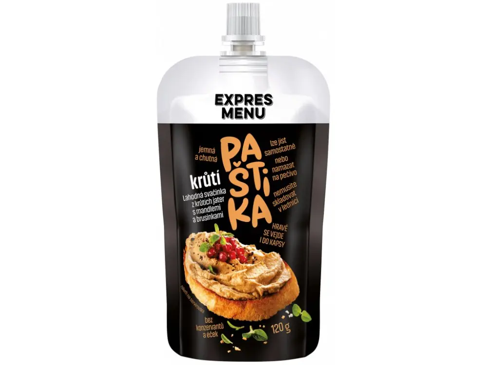 Krůtí paštika EXPRES MENU 120 g