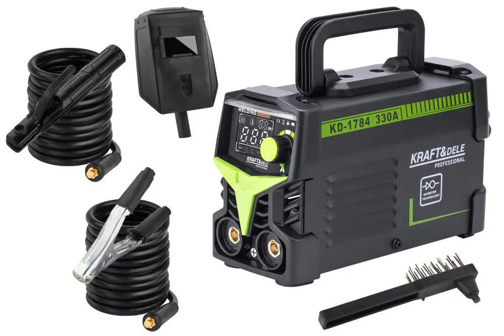 Invertorová svářečka Kraft&Dele KD1784, MMA/TIG VRD, 330 A