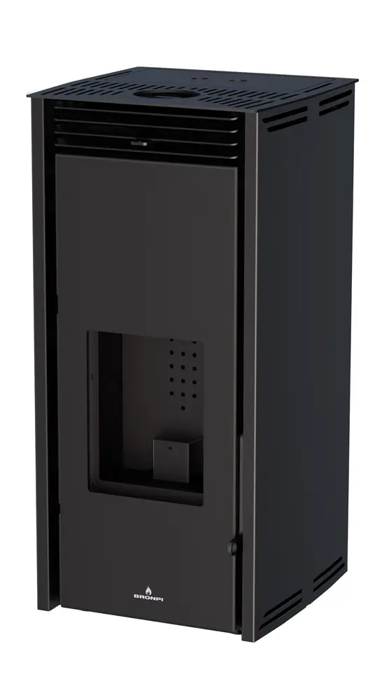 Peletová kamna BRONPI FREE-6, 6 kW, černá