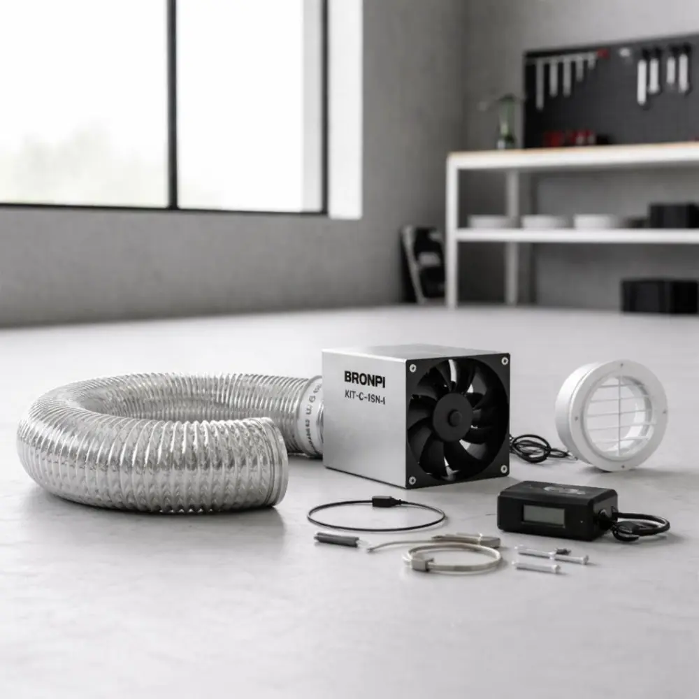 Sada rozvodu vzduchu BRONPI 9 m – pravá (KIT-C-D)
