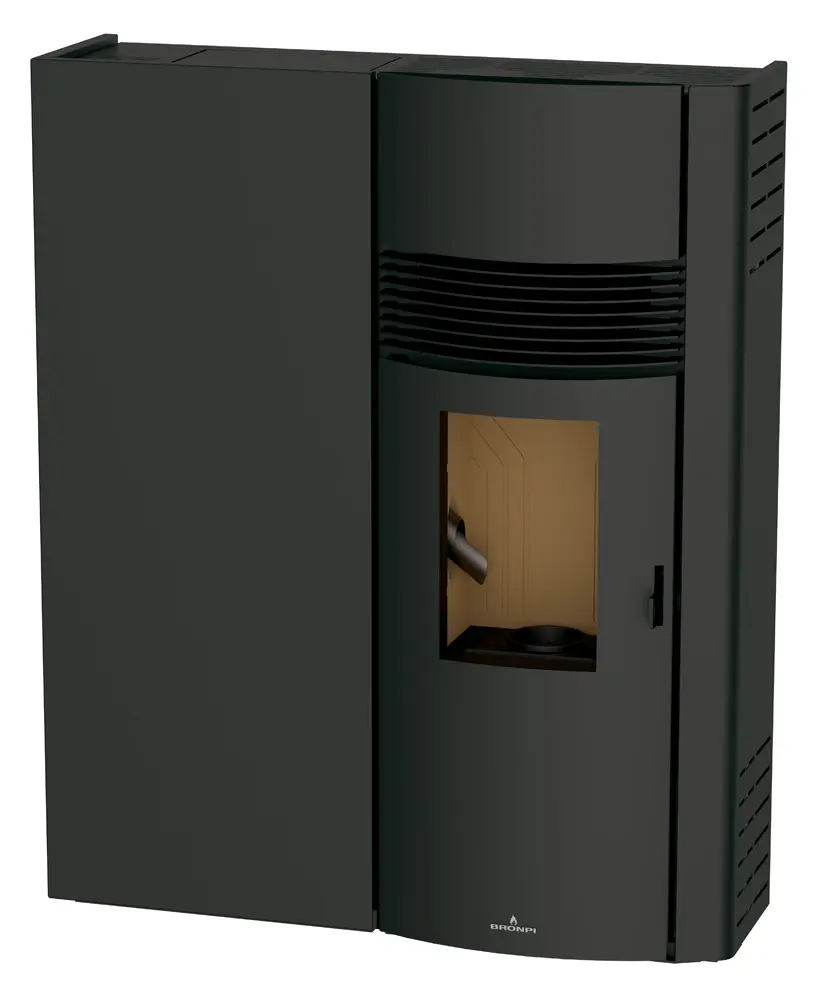 Peletová kamna BRONPI ADRY, 10 kW, černá