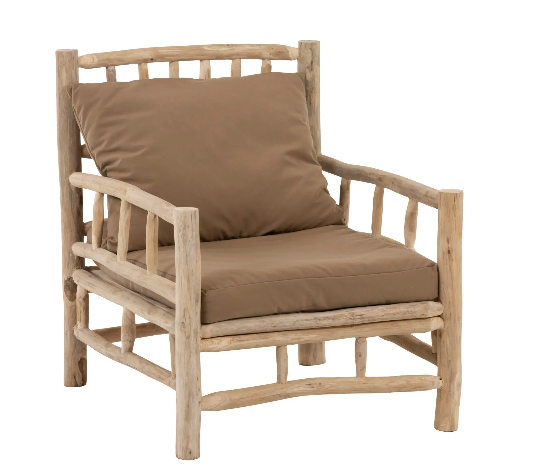 Dřevěné křeslo Teak  - 75*90*90 cm J-Line by Jolipa
