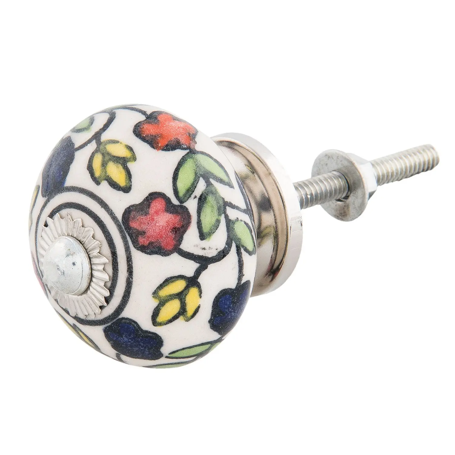 Keramická úchytka Mildred - Ø 4*4 cm Clayre & Eef