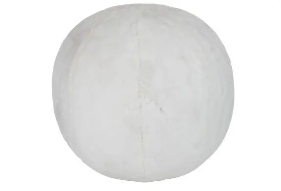 Bílý nafukovací puf Cutie -  Ø 40-50cm J-Line by Jolipa