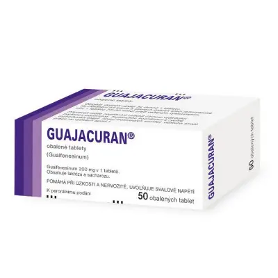 GUAJACURAN 200 mg obalené tablety 50 kusů