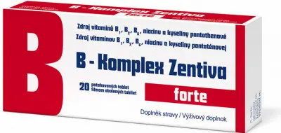B-Komplex Zentiva forte 20 potahovaných tablet