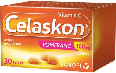 Celaskon Vitamin C 100 mg Pomeranč 30 tablet