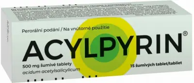 Acylpyrin 500mg 15 šumivých tablet