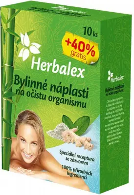 Herbalex Bylinné detoxikační náplasti 10 ks