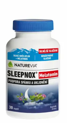 NatureVia Sleepnox Melatonin 30 kapslí