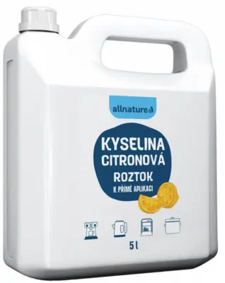 Allnature Kyselina citronová roztok 5000 ml