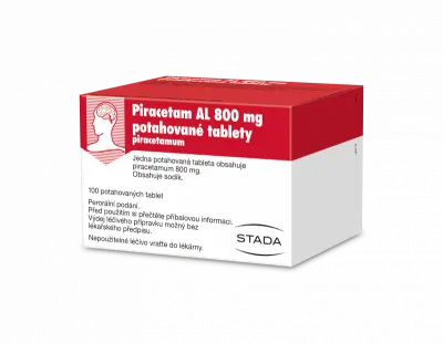 PIRACETAM AL 800 mg Potahované tablety 100 kusů