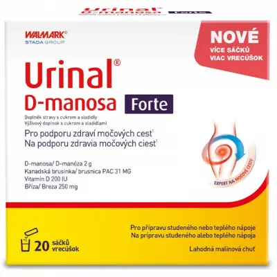 Urinal D-manosa forte 20 sáčků