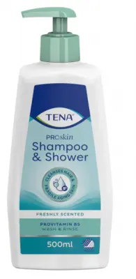 Tena sprchový gel a šampon 500 ml
