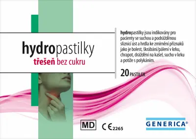 Hydropastilky třešeň bez cukru 20ks Generica