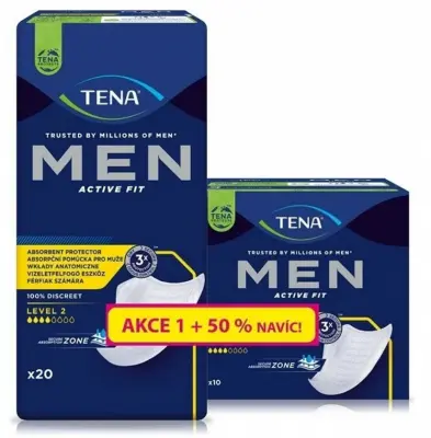 TENA Men Level 2 ink.vložky +50% navíc 30ks